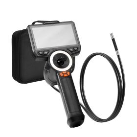 4-Way Articulating Endoscope with Light, True 1080P HD Industrial Borescope Inspection Camera with Articulated Probe