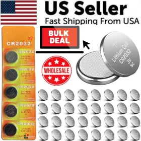 5-50x LITHIUM BATTERY 3V CR2032 CR 2032 BR2032 DL2032 Remote Button Cell Watch (Battery Quantity: 5 Pack)